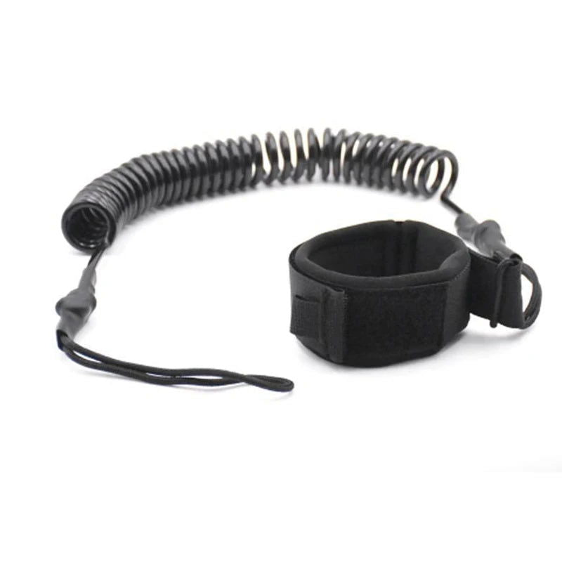 10ft Coiled Surfboard Leash Surfing Stand UP Paddle Board Ankle Leash Sup Board Foot Leg Rope Surfboard Raft Kayak Rope - Slobuy