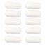 10pc White Soft Microfiber Fabric Face Towel Hotel Bath Towel Wash Cloths Hand Towels Portable Multifunctional Cleaning Towel - Slobuy