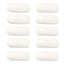 10pc White Soft Microfiber Fabric Face Towel Hotel Bath Towel Wash Cloths Hand Towels Portable Multifunctional Cleaning Towel - Slobuy