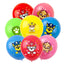 10pcs12 inch Paw Patrol Solid Color Latex Balloon Children's Happy Birthday Party Decoration Baby Shower Globos Balloon Toy - Slobuy