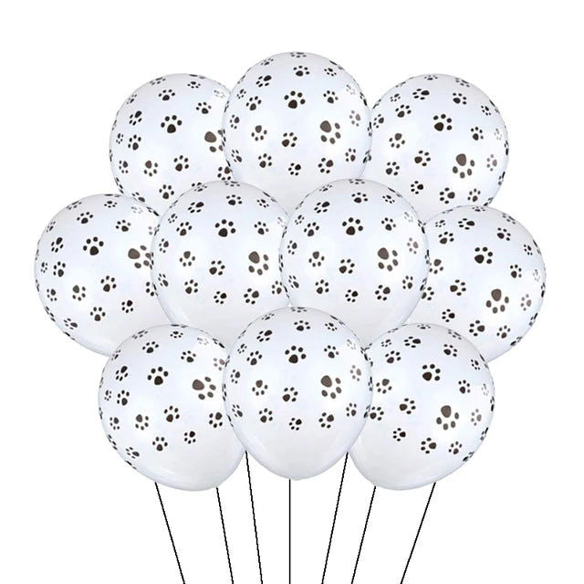 10pcs12 inch Paw Patrol Solid Color Latex Balloon Children's Happy Birthday Party Decoration Baby Shower Globos Balloon Toy - Slobuy