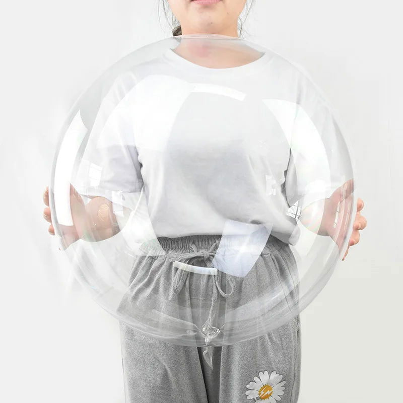 10pcs 10-24inch Transparent Bobo Bubble Balloon Clear Inflatable Air Helium Globos Wedding Birthday Party Decoration Baby Shower - Slobuy