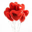 10pcs 18inch Rose Gold Love Heart Shape Foil Balloons Wedding Birthday Party Decorations Aluminum Foil Ballons Air Balls Globos - Slobuy