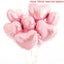 10pcs 18inch Rose Gold Love Heart Shape Foil Balloons Wedding Birthday Party Decorations Aluminum Foil Ballons Air Balls Globos - Slobuy