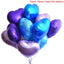 10pcs 18inch Rose Gold Love Heart Shape Foil Balloons Wedding Birthday Party Decorations Aluminum Foil Ballons Air Balls Globos - Slobuy