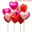 10pcs 18inch Rose Gold Love Heart Shape Foil Balloons Wedding Birthday Party Decorations Aluminum Foil Ballons Air Balls Globos - Slobuy