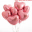 10pcs 18inch Rose Gold Love Heart Shape Foil Balloons Wedding Birthday Party Decorations Aluminum Foil Ballons Air Balls Globos - Slobuy