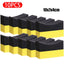10pcs Auto Cleaning Sponge Brush Set for Car Wheel Tire Wash Wipe Water Suction Sponge Pad Wax Polishing Tyre Brushes Tools - Slobuy