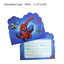10pcs Disney Avengers Theme Invitation Card Mini Greeting Card Single-Page Type Event SpiderMan Birthday Party Supplies - Slobuy