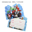 10pcs Disney Avengers Theme Invitation Card Mini Greeting Card Single-Page Type Event SpiderMan Birthday Party Supplies - Slobuy