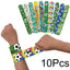 10pcs Football Papa Circle Bracelet SOCCER Decoration Bracelet Football Sports Party Football Boy Happy Birthday Party Supplies - Slobuy