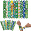 10pcs Football Papa Circle Bracelet SOCCER Decoration Bracelet Football Sports Party Football Boy Happy Birthday Party Supplies - Slobuy
