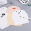10pcs Random Color Cartoon Animal Envelope Message Thank Card Baby Birthday Party Invitation Greeting Holiday Universal Sheet - Slobuy