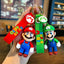 10styles Super Mario Keychain Mario Bros Luigi Toad Yoshi Bowser Action Figure Model Pvc Cartoon Bag Doll Pendant Toys Gift - Slobuy