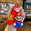 10styles Super Mario Keychain Mario Bros Luigi Toad Yoshi Bowser Action Figure Model Pvc Cartoon Bag Doll Pendant Toys Gift - Slobuy