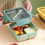 850ml/1100ml Portable Lunch Box Microwave Bento Boxes with Tableware for Kids School Office Leakproof Food Storage Container - Slobuy