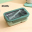 850ml/1100ml Portable Lunch Box Microwave Bento Boxes with Tableware for Kids School Office Leakproof Food Storage Container - Slobuy