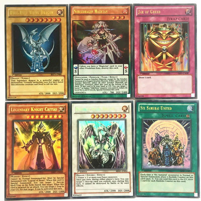 112Pcs Yu Gi Oh Cards Anime Holographic  English Card Wing Dragon Giant Soldier Sky Battle Game Yu-Gi-Oh! Kids Toy Gift - Slobuy