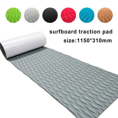 115x31cm EVA Foam Surfboard Traction Pads, Non-Slip Diamond Grip Mat, Use for Kayak, RV, Yacht, Pool, Skateboard, Skimboard, - Slobuy