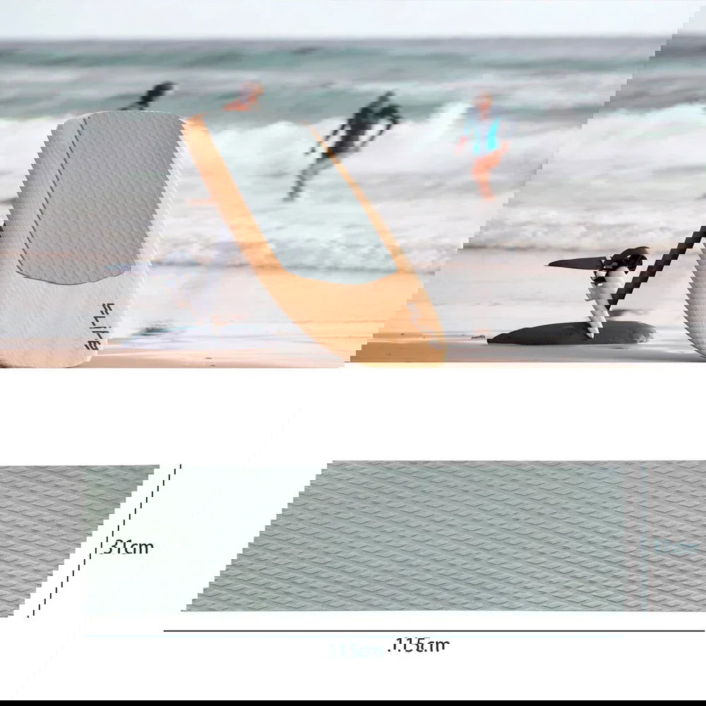 115x31cm EVA Foam Surfboard Traction Pads, Non-Slip Diamond Grip Mat, Use for Kayak, RV, Yacht, Pool, Skateboard, Skimboard, - Slobuy
