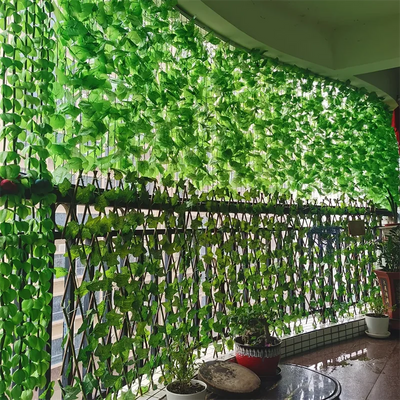 11M Artificial Plant Green Ivy Leaf Garland Fake Plant Creeper Hanging Vine Outdoor DIY Garden Wall Wedding Party Home Decor - Slobuy