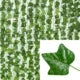 11M Artificial Plant Green Ivy Leaf Garland Fake Plant Creeper Hanging Vine Outdoor DIY Garden Wall Wedding Party Home Decor - Slobuy