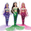 11 Inch Mermaid Doll Full Set Multi Joints Movable 30cm Height Doll with Sequin Skirt Suit Girls Dress Up Toys - Slobuy