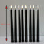 Halloween LED Black Taper Candles With Remote Control 6 or 12 Pieces,Flameless Electronic 28cm/11 inch Window Candlesticks - Slobuy