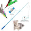 11pcs Replacement Cat Feather Toy Set Feather Replacement Head Retractable Cat Stick Cat Products - Slobuy
