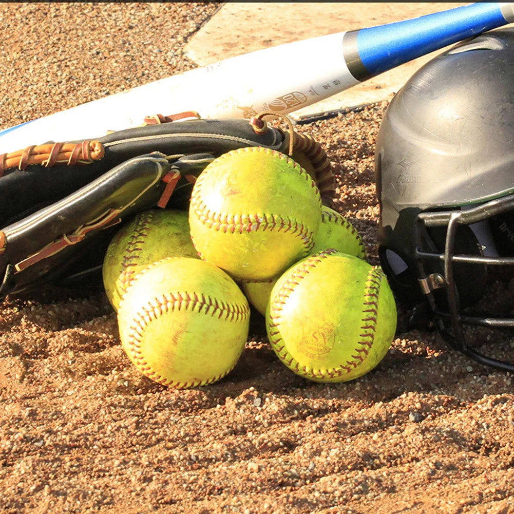 12-Inch Sports Practice Softball Official Size Weight Unmarked Training Ball Child BaseBall Softball High Quality 2023 New - Slobuy