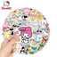 120pcs Sanrio Officially Licensed Hello Kitty Vinyl Sticker DIY Waterproof UV Scratch Resistant Tape Gift Student Office - Slobuy