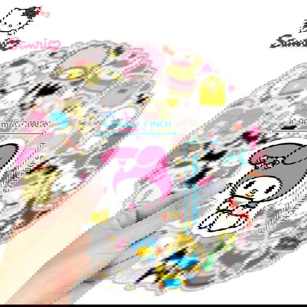 120pcs Sanrio Officially Licensed Hello Kitty Vinyl Sticker DIY Waterproof UV Scratch Resistant Tape Gift Student Office - Slobuy