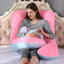 120x70cm Pregnant Pillow for Pregnant Women Soft Cushions of Pregnancy Maternity Support Breastfeeding for Sleep - Slobuy
