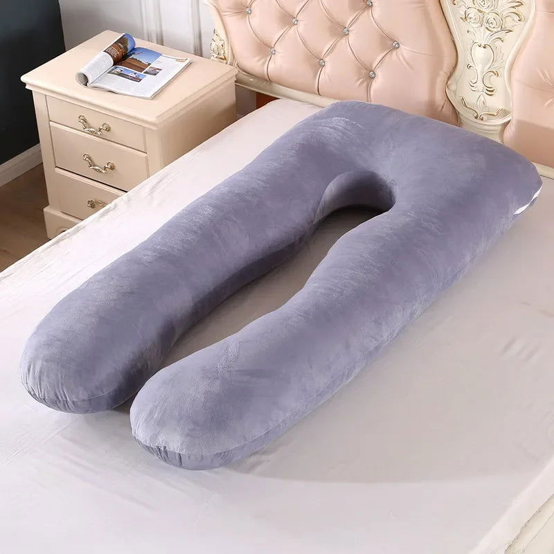 120x70cm Pregnant Pillow for Pregnant Women Soft Cushions of Pregnancy Maternity Support Breastfeeding for Sleep - Slobuy