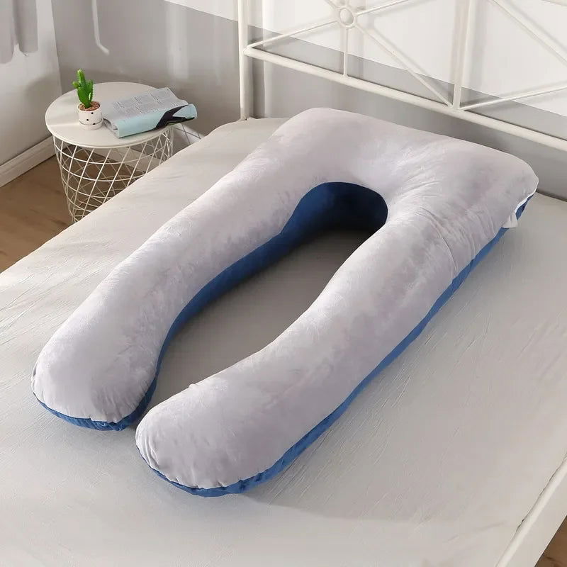 120x70cm Pregnant Pillow for Pregnant Women Soft Cushions of Pregnancy Maternity Support Breastfeeding for Sleep - Slobuy