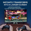 128G 40000+Games NEW Project X Portable Pocket Video Game Console 4.3” IPS Screen Support PS1 Retro Gaming Dual Speaker Stereo - Slobuy
