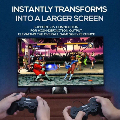 128G 40000+Games NEW Project X Portable Pocket Video Game Console 4.3” IPS Screen Support PS1 Retro Gaming Dual Speaker Stereo - Slobuy