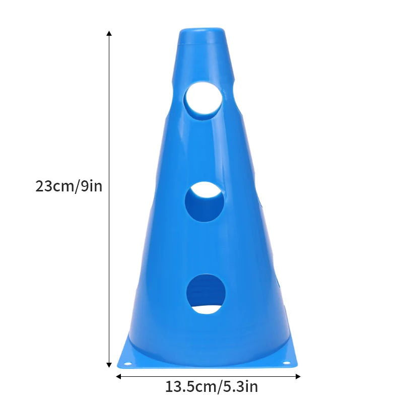 12PCS 18PCS 24PCS 30PCS 36PCS Durable  Mark Cones Football Agility Training Sport  with Hole - Slobuy