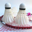 12Pcs Professional Badminton Balls,White Goose  Feather Shuttlecock Stable Training Sport Badminton Ball Sport Accessories - Slobuy