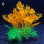 12 Kinds Artificial Aquarium Decor Plants Water Weeds Ornament Aquatic Plant Fish Tank Grass Decoration Accessories 14cm - Slobuy