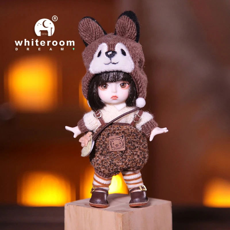 2024 Mini Dolls Toys For Girl Ob11 Bjd Doll 1/12 Little  Animal Obitsu11 Pocket Boy Baby Kawaii Toy Birthday Gift Ball Jointed - Slobuy