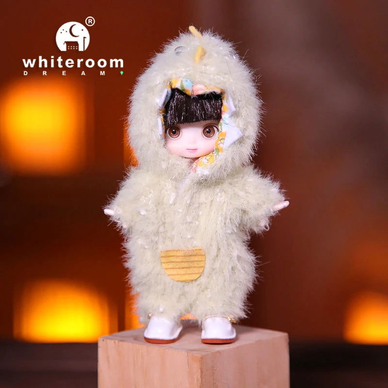2024 Mini Dolls Toys For Girl Ob11 Bjd Doll 1/12 Little  Animal Obitsu11 Pocket Boy Baby Kawaii Toy Birthday Gift Ball Jointed - Slobuy