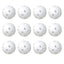 12 Pack multicolor Plastic Golf Training Balls Airflow Hollow diameter 1.65 inch Golf Balls for Driving Range Swing Practice new - Slobuy