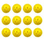 12 Pack multicolor Plastic Golf Training Balls Airflow Hollow diameter 1.65 inch Golf Balls for Driving Range Swing Practice new - Slobuy