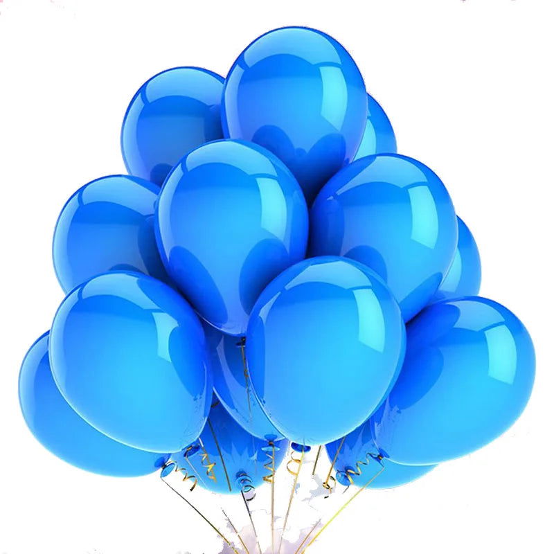 10/20/30pcs 10/12 inch Glossy Pearl Latex Balloons Birthday Party Wedding Colorful Inflatable Decor Ballon Kids Toys Air Balls - Slobuy