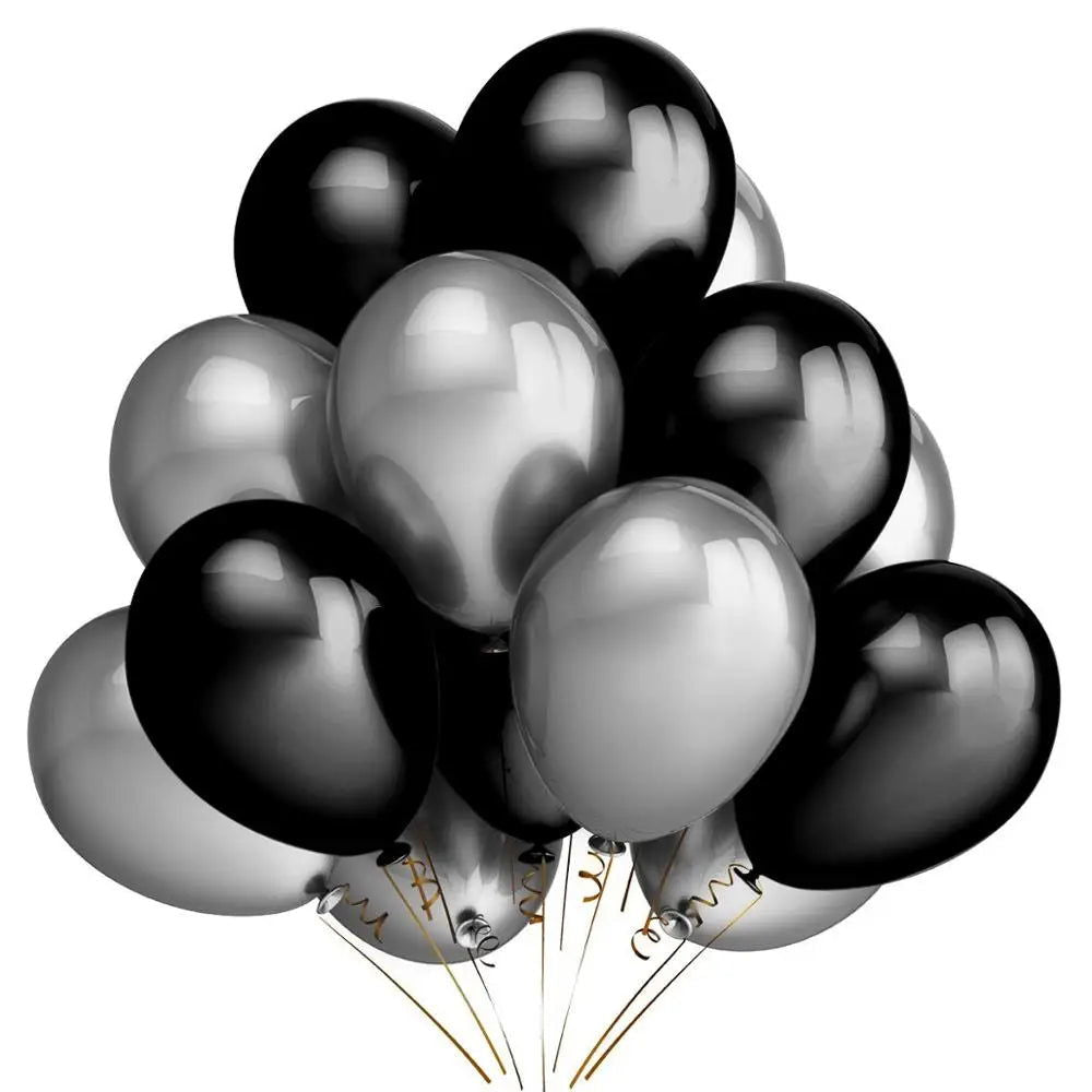 10/20/30pcs 10/12 inch Glossy Pearl Latex Balloons Birthday Party Wedding Colorful Inflatable Decor Ballon Kids Toys Air Balls - Slobuy