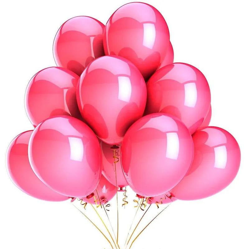 10/20/30pcs 10/12 inch Glossy Pearl Latex Balloons Birthday Party Wedding Colorful Inflatable Decor Ballon Kids Toys Air Balls - Slobuy