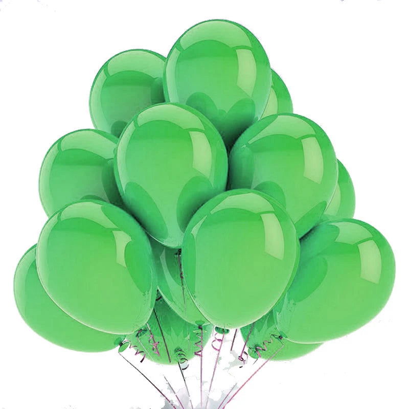 10/20/30pcs 10/12 inch Glossy Pearl Latex Balloons Birthday Party Wedding Colorful Inflatable Decor Ballon Kids Toys Air Balls - Slobuy