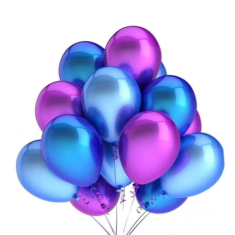 10/20/30pcs 10/12 inch Glossy Pearl Latex Balloons Birthday Party Wedding Colorful Inflatable Decor Ballon Kids Toys Air Balls - Slobuy