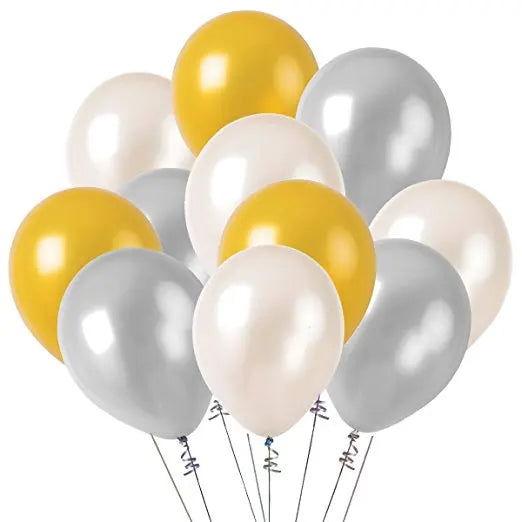 10/20/30pcs 10/12 inch Glossy Pearl Latex Balloons Birthday Party Wedding Colorful Inflatable Decor Ballon Kids Toys Air Balls - Slobuy